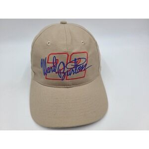 Vintage Ward Burton #22 CAT Racing Strapback Adjustable Hat Cap Men Women NASCAR